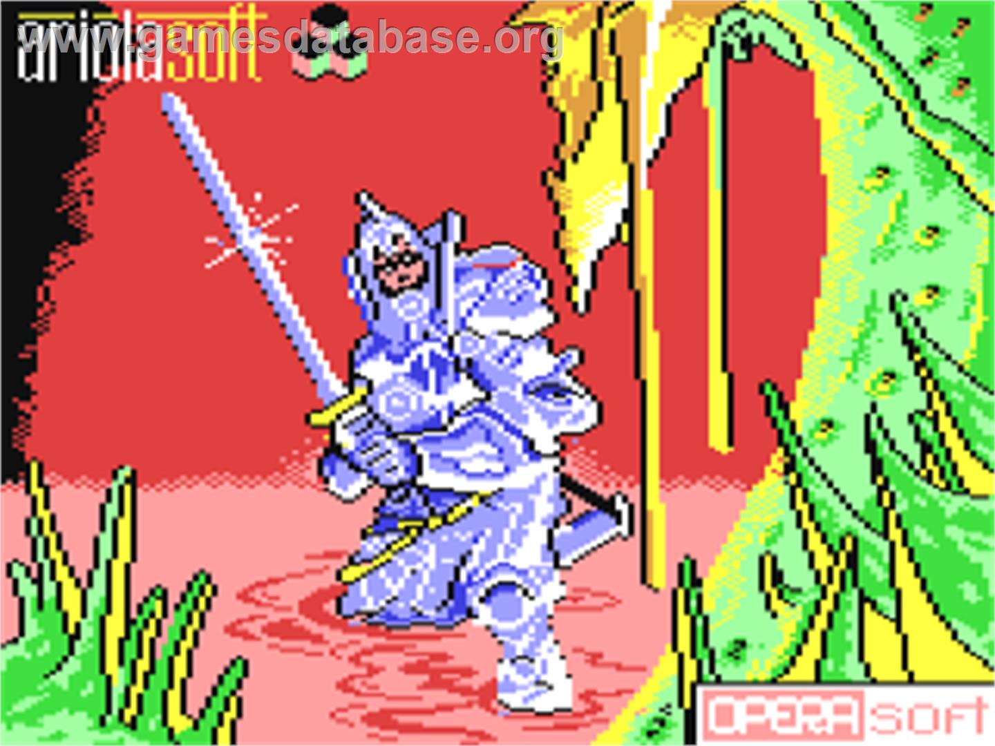 Camelot Warriors - Commodore 64 - Artwork - Title Screen