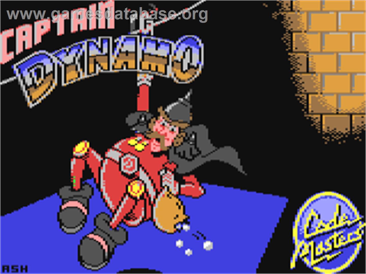 Captain Dynamo - Commodore 64 - Artwork - Title Screen