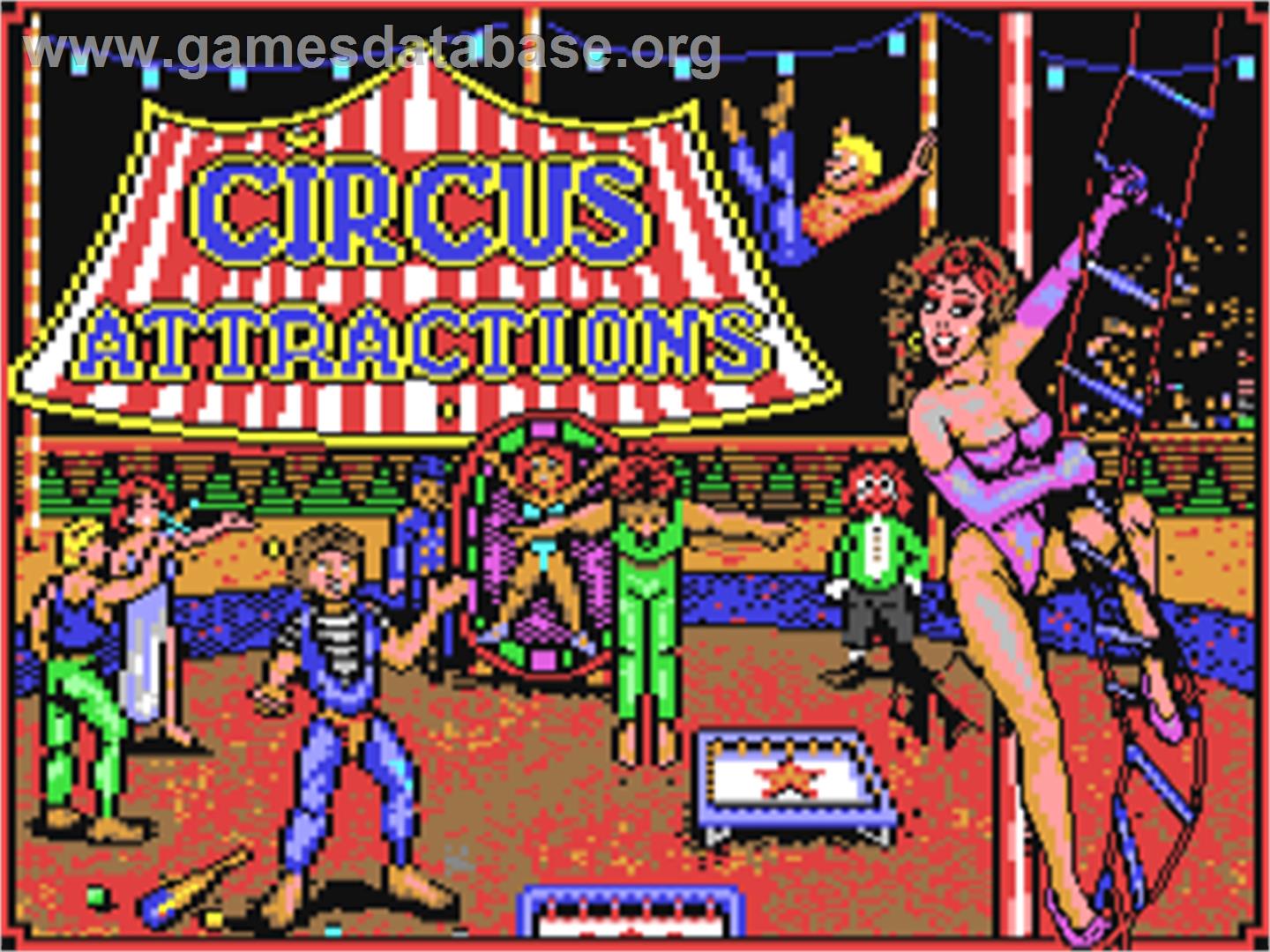 Circus Attractions - Commodore 64 - Artwork - Title Screen