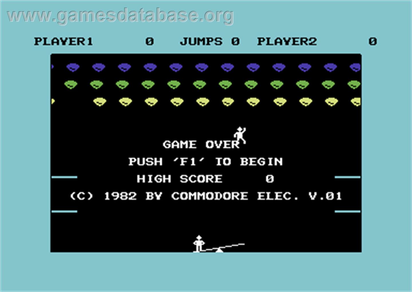 Clowns - Commodore 64 - Artwork - Title Screen
