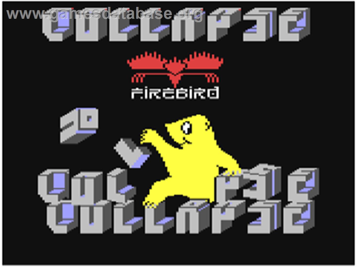 Collapse - Commodore 64 - Artwork - Title Screen