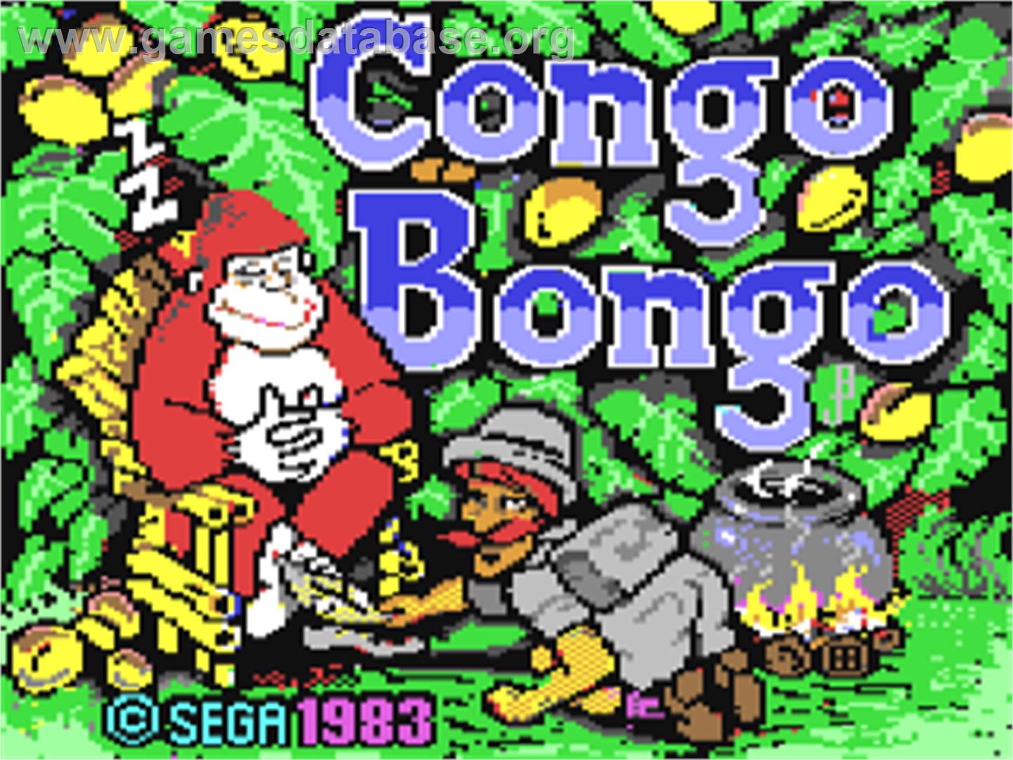 Congo Bongo - Commodore 64 - Artwork - Title Screen