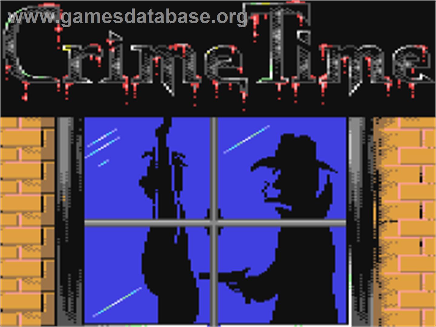 Crime Time - Commodore 64 - Artwork - Title Screen