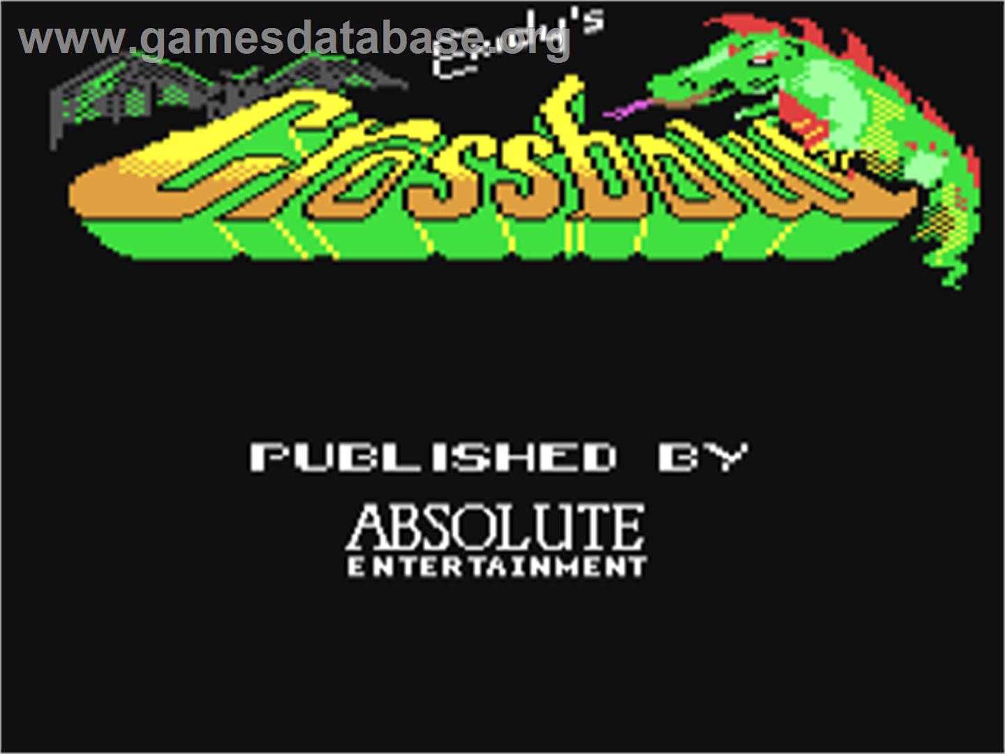 Crossbow - Commodore 64 - Artwork - Title Screen