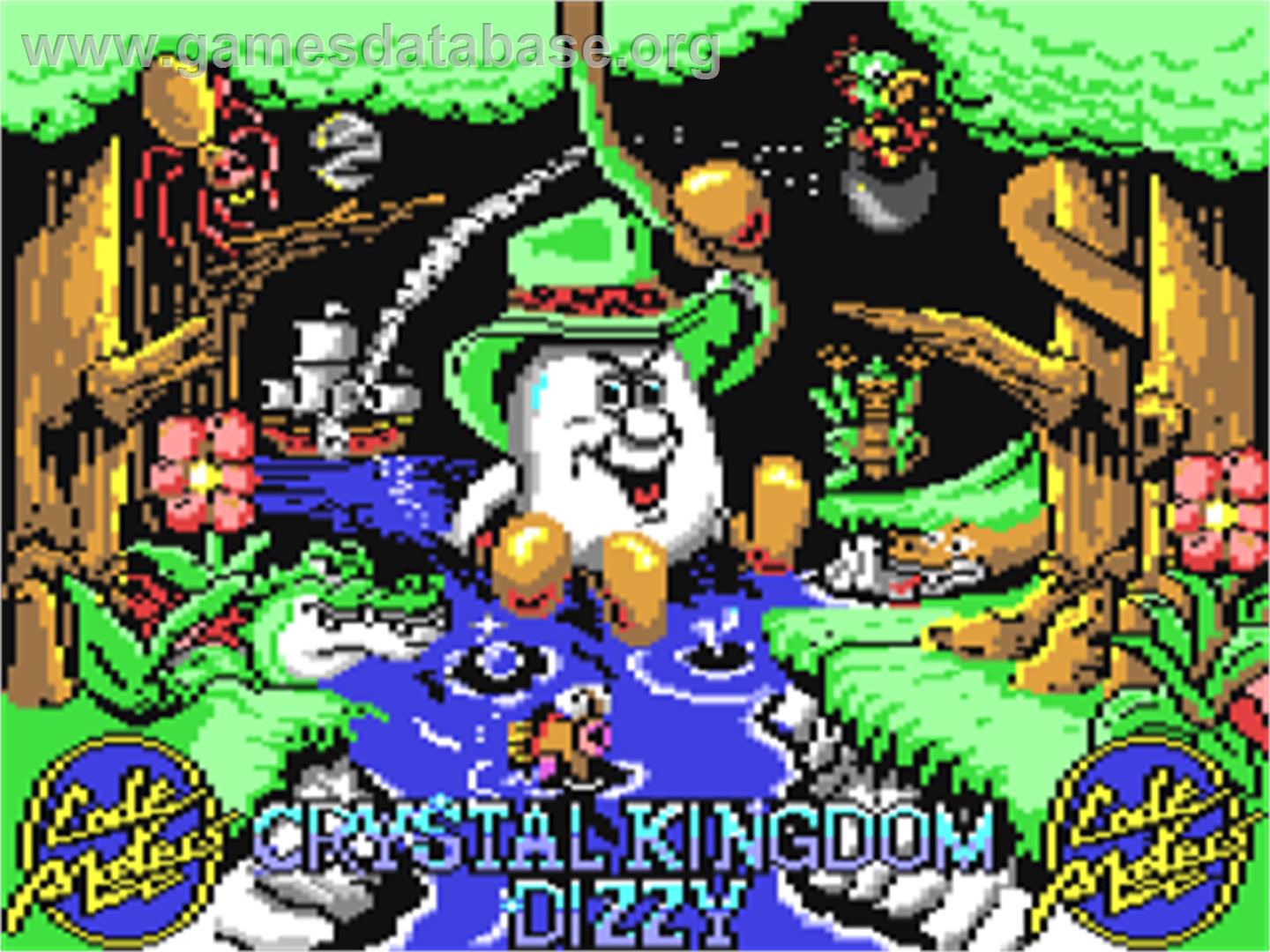 Crystal Kingdom Dizzy - Commodore 64 - Artwork - Title Screen