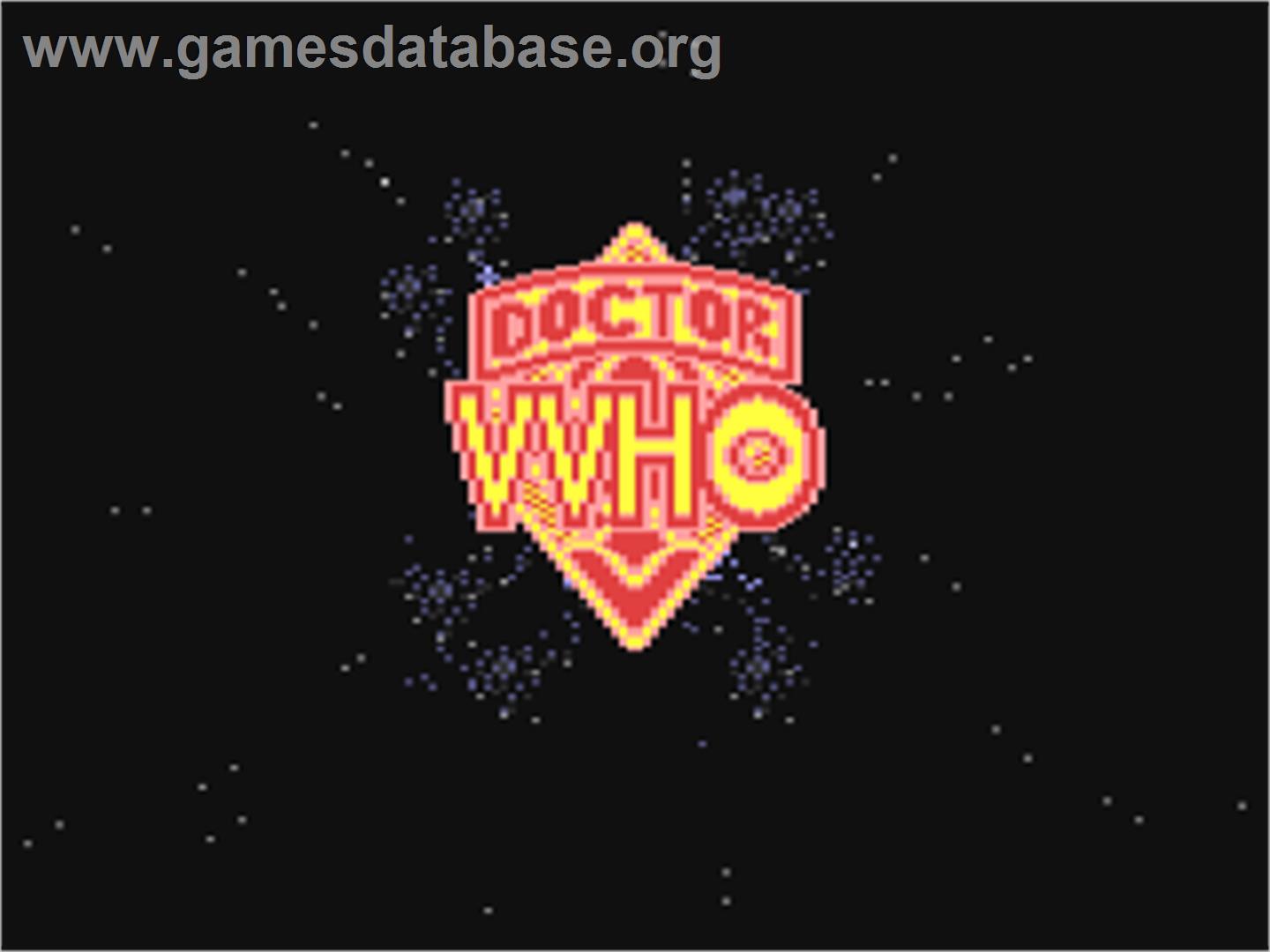 Dalek Attack - Commodore 64 - Artwork - Title Screen