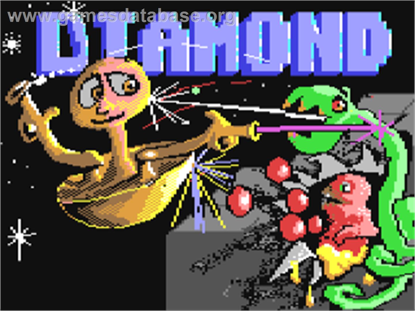 Diamond Mine - Commodore 64 - Artwork - Title Screen
