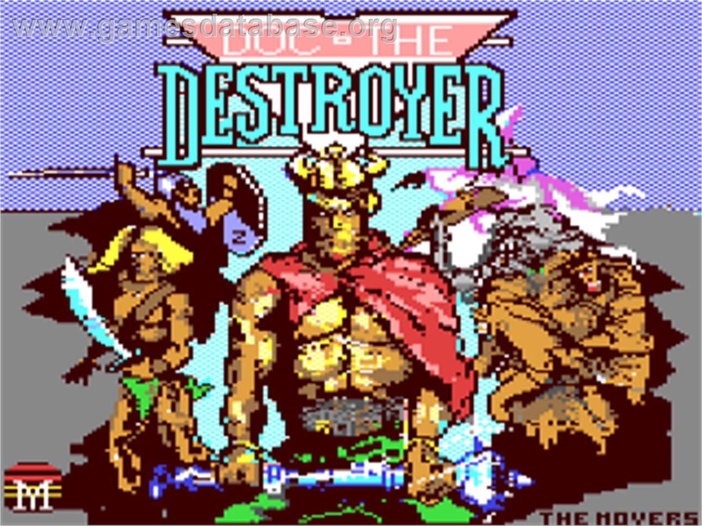 Doc the Destroyer - Commodore 64 - Artwork - Title Screen