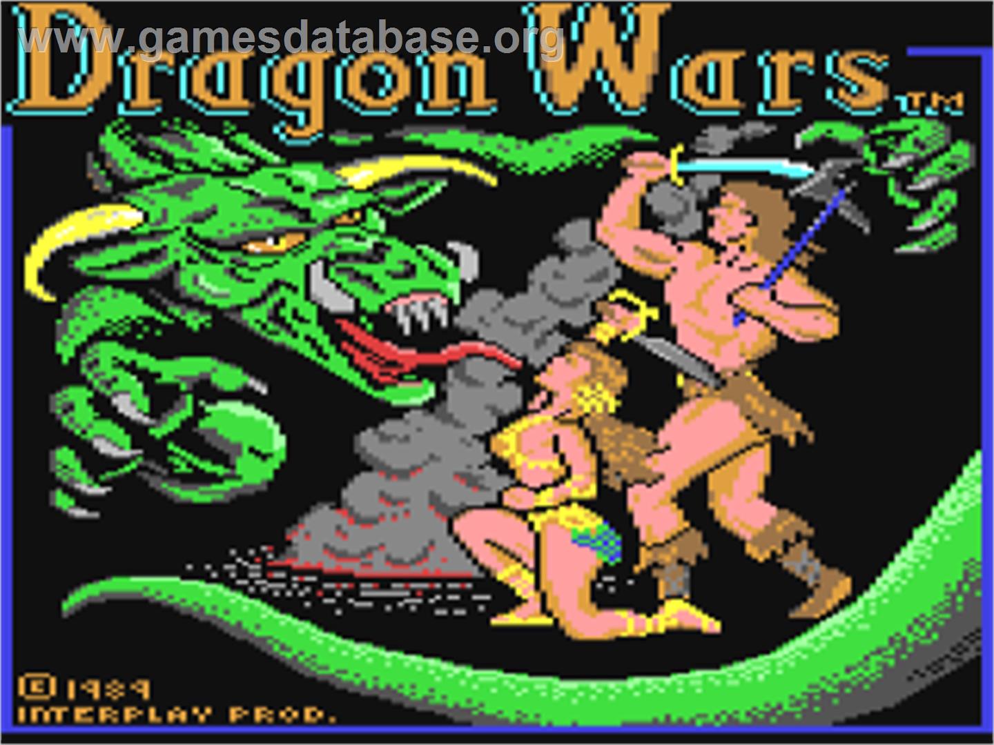Dragon Wars - Commodore 64 - Artwork - Title Screen