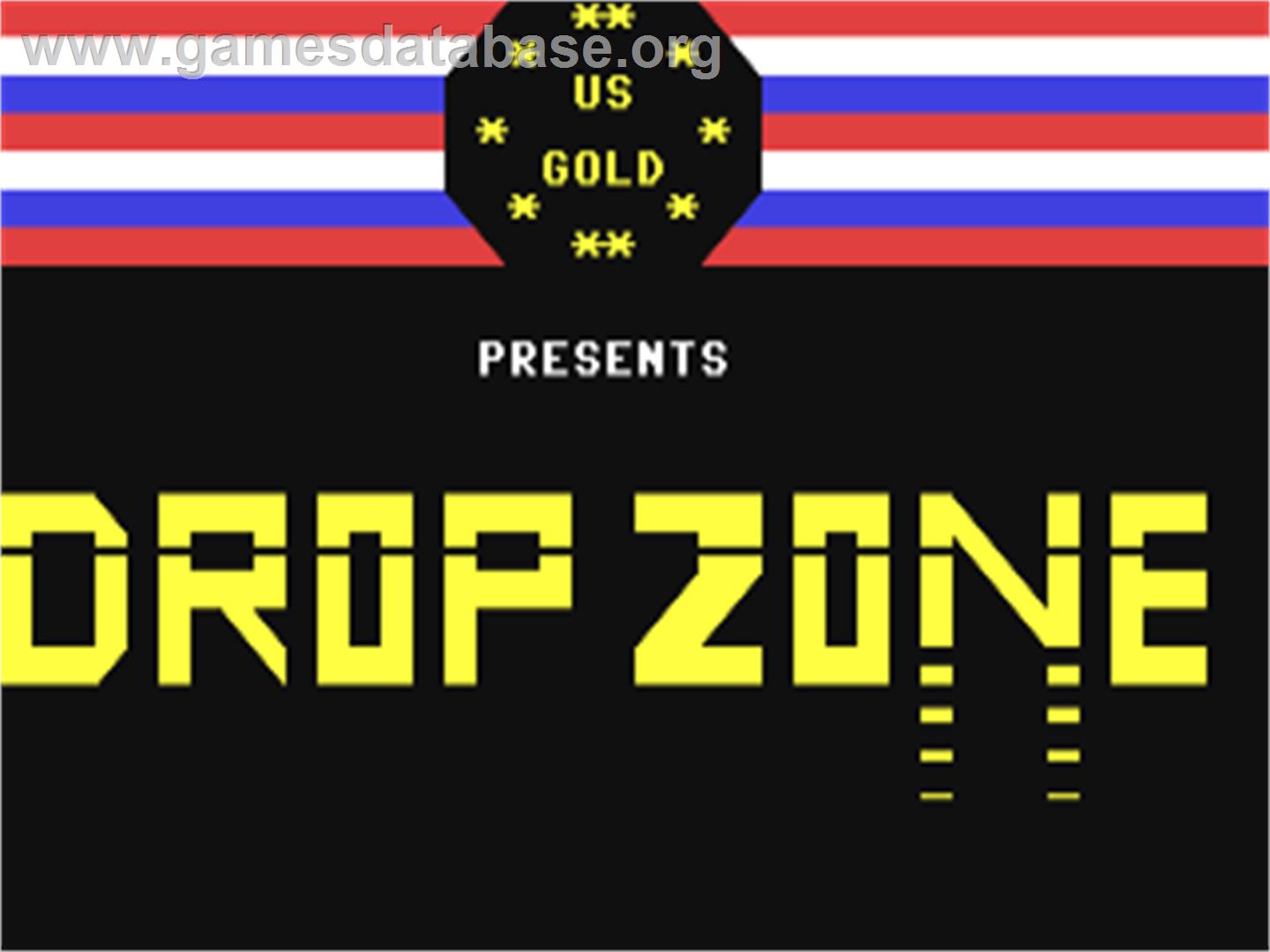 Dropzone - Commodore 64 - Artwork - Title Screen