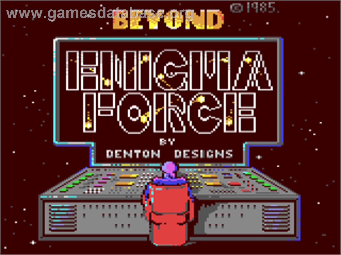 Enigma Force - Commodore 64 - Artwork - Title Screen