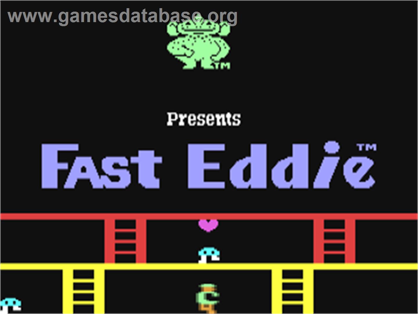 Fast Eddie - Commodore 64 - Artwork - Title Screen