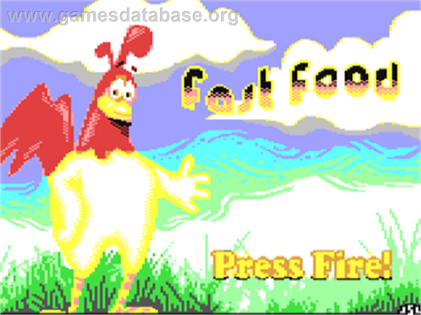 Fast Food - Commodore 64 - Artwork - Title Screen