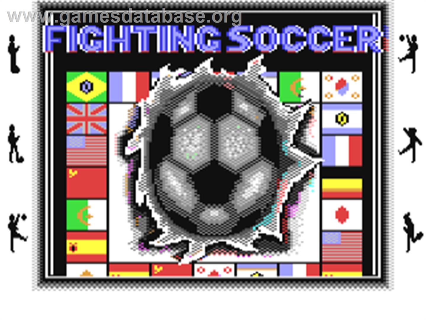 Fighting Soccer - Commodore 64 - Artwork - Title Screen