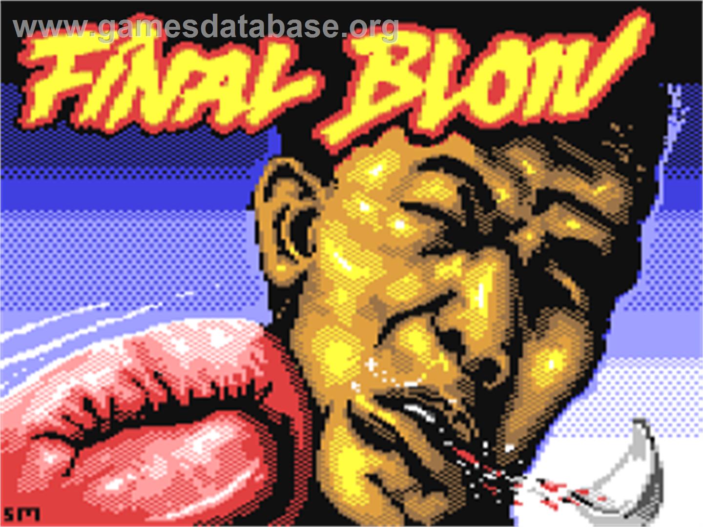 Final Blow - Commodore 64 - Artwork - Title Screen