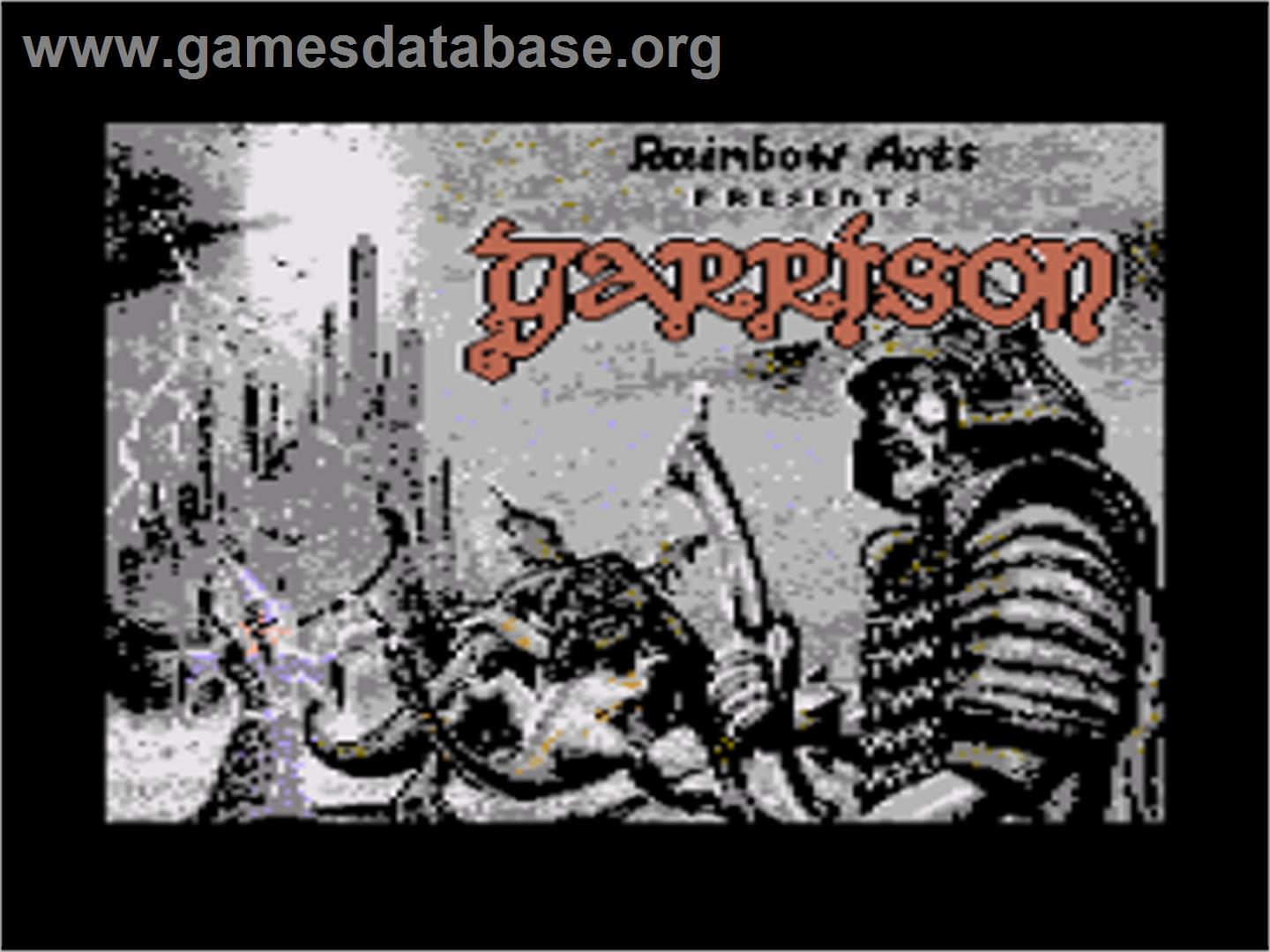 Garrison - Commodore 64 - Artwork - Title Screen