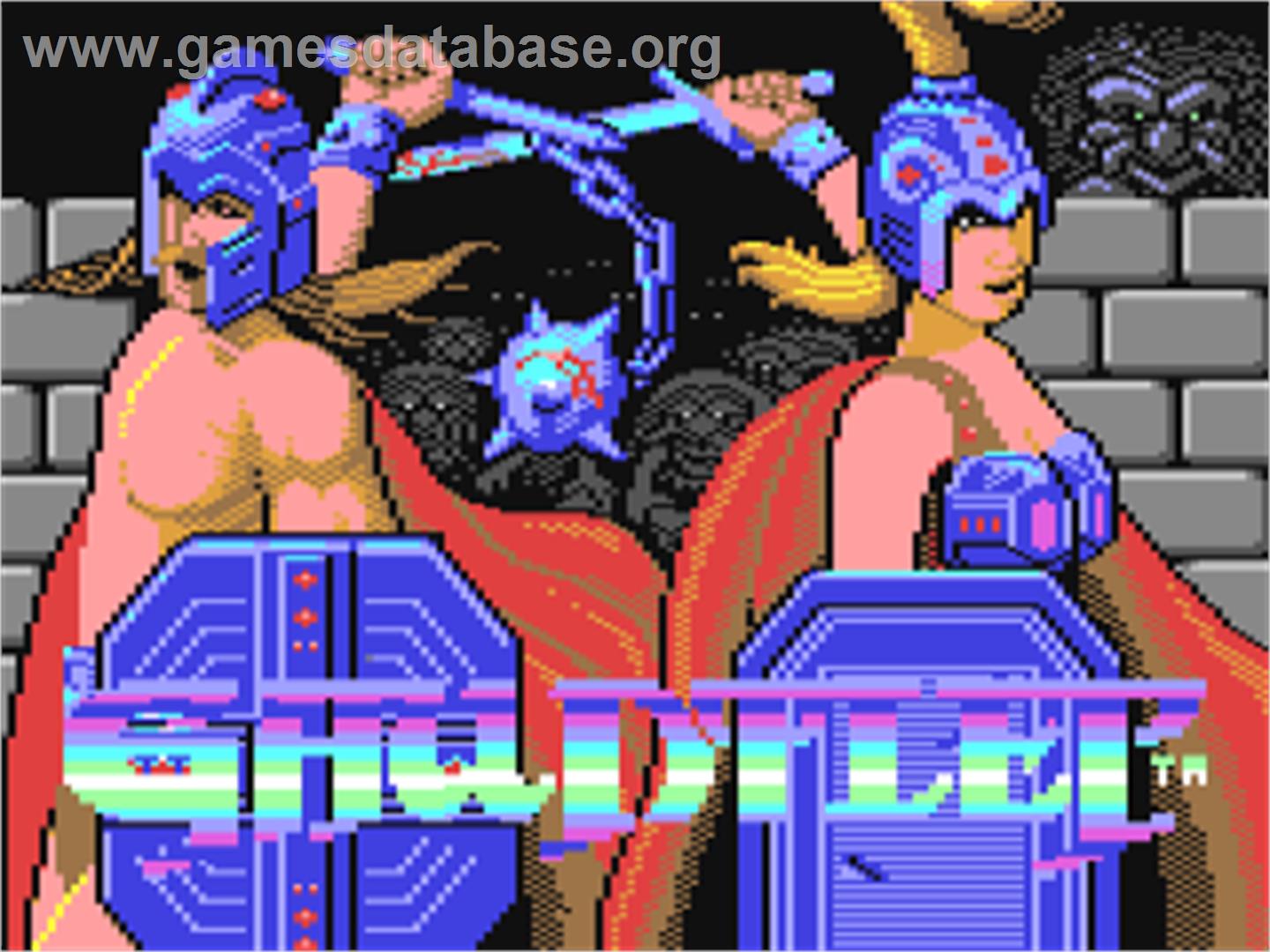 Gauntlet: The Deeper Dungeons - Commodore 64 - Artwork - Title Screen