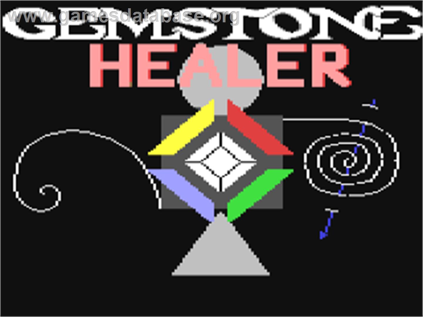 Gemstone Healer - Commodore 64 - Artwork - Title Screen