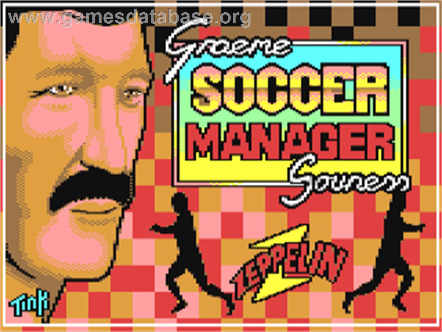 Graeme Souness Soccer Manager - Commodore 64 - Artwork - Title Screen
