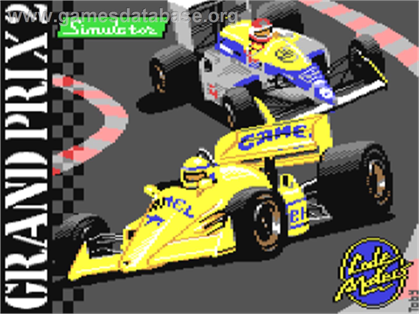 Grand Prix Simulator 2 - Commodore 64 - Artwork - Title Screen