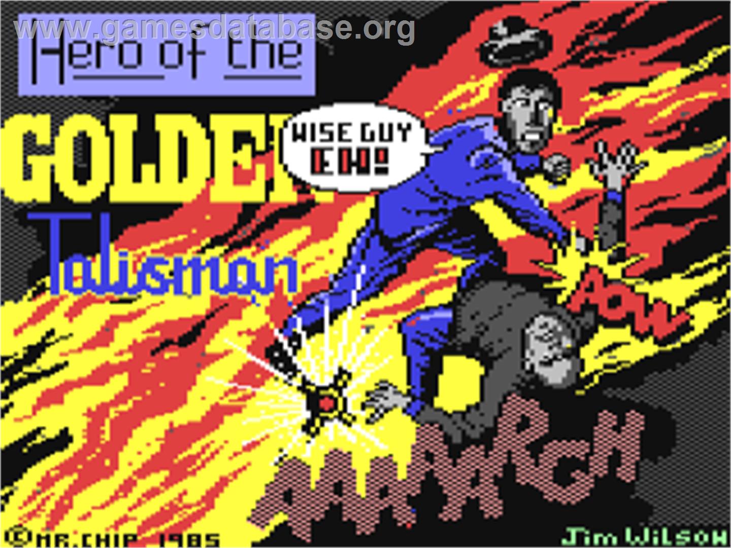 Hero of the Golden Talisman - Commodore 64 - Artwork - Title Screen