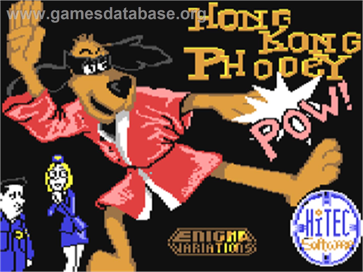 Hong Kong Phooey: No.1 Super Guy - Commodore 64 - Artwork - Title Screen