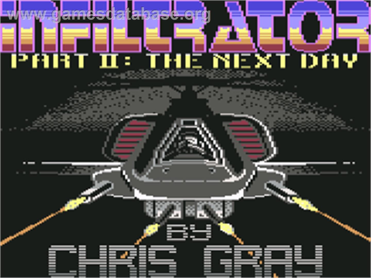 Infiltrator II - Commodore 64 - Artwork - Title Screen