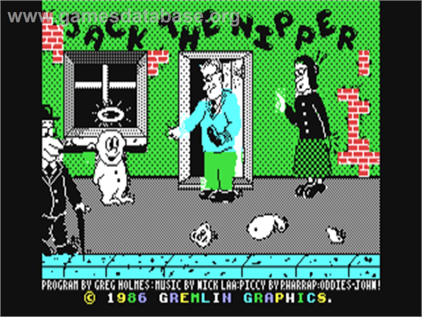 Jack the Nipper - Commodore 64 - Artwork - Title Screen