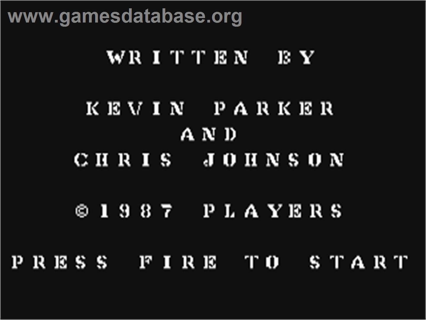 Joe Blade - Commodore 64 - Artwork - Title Screen