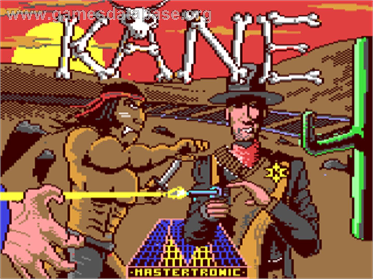 Kane - Commodore 64 - Artwork - Title Screen