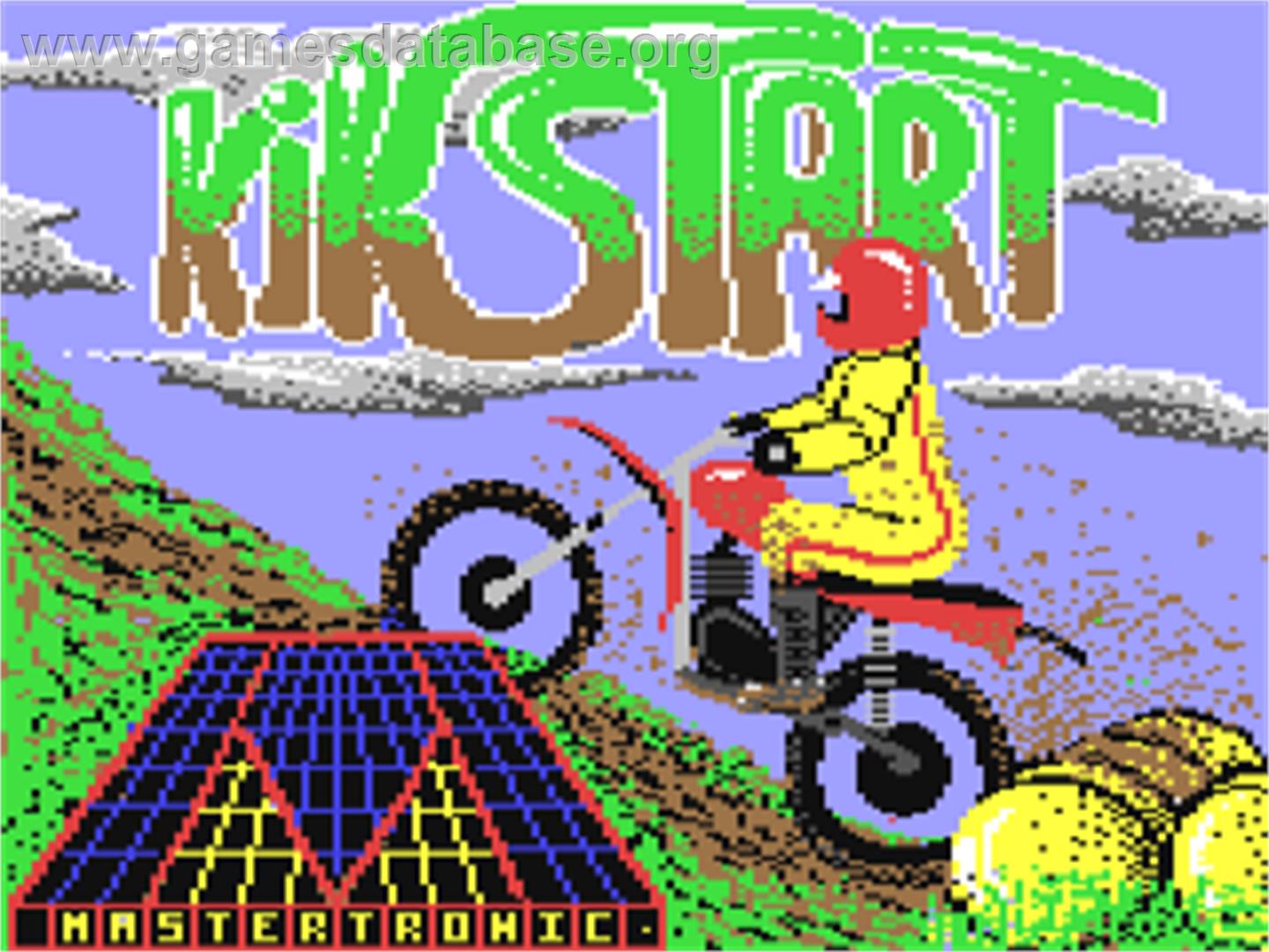 Kikstart: Off-Road Simulator - Commodore 64 - Artwork - Title Screen