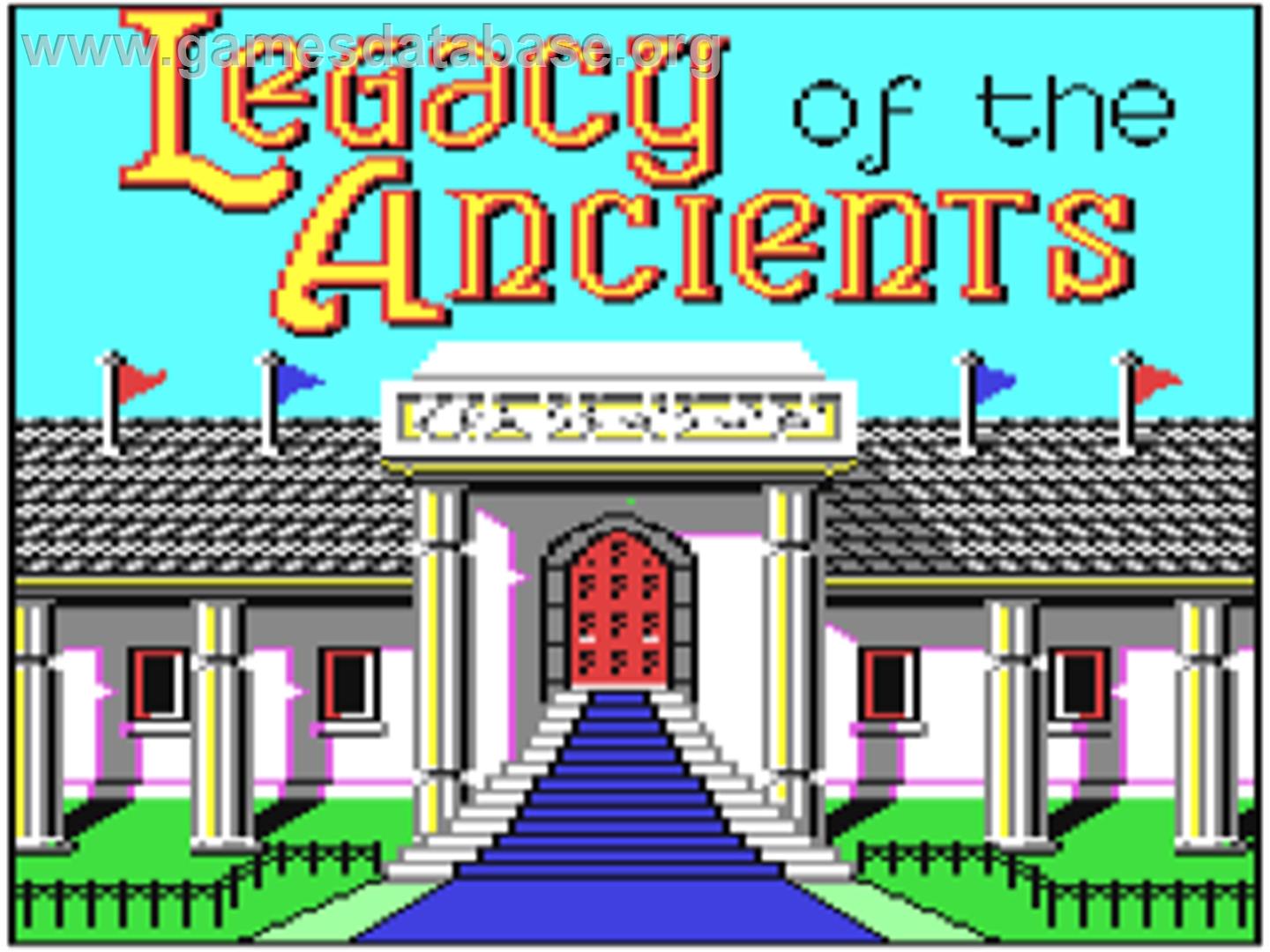 Legacy of the Ancients - Commodore 64 - Artwork - Title Screen