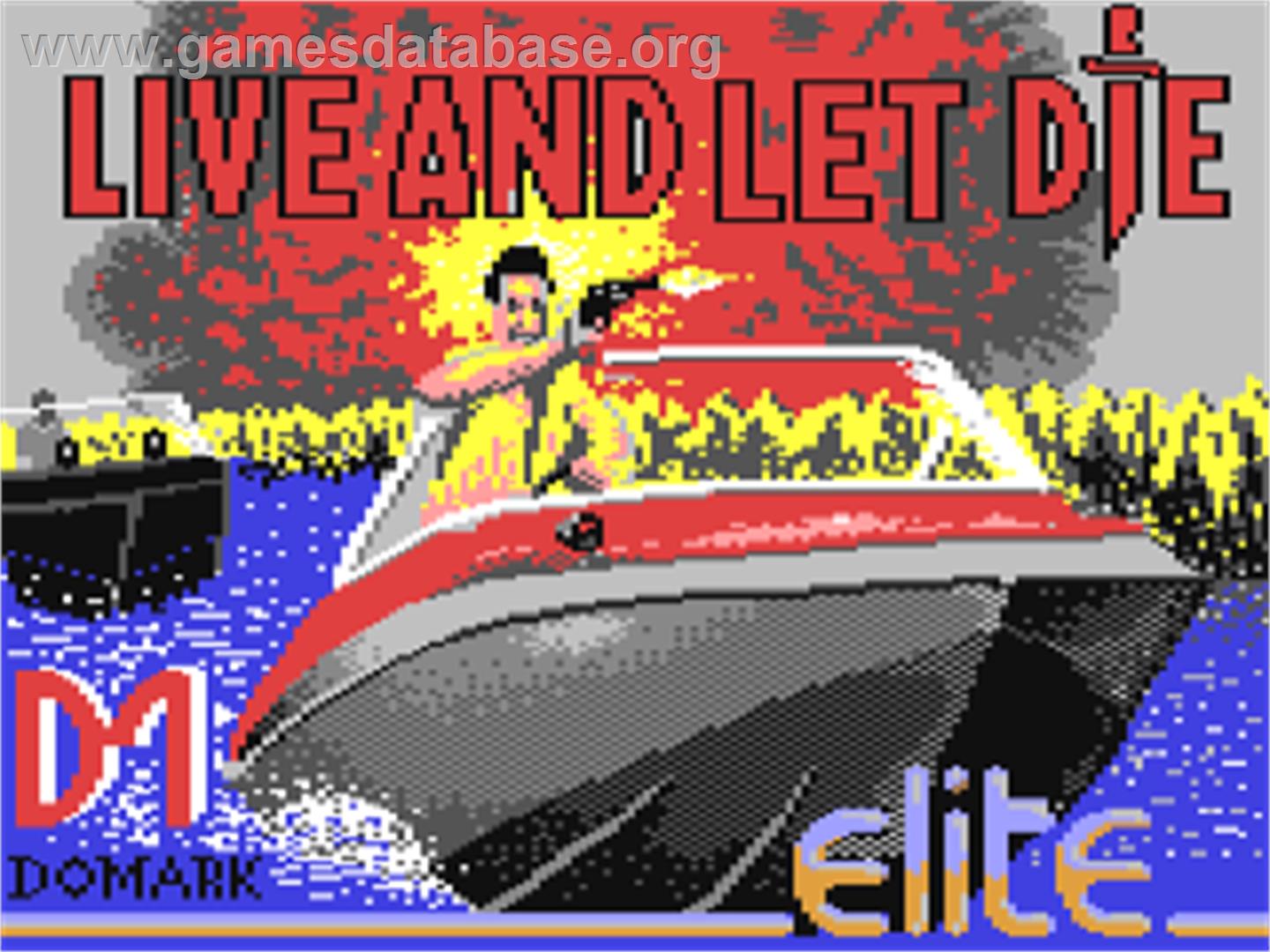 Live and Let Die - Commodore 64 - Artwork - Title Screen