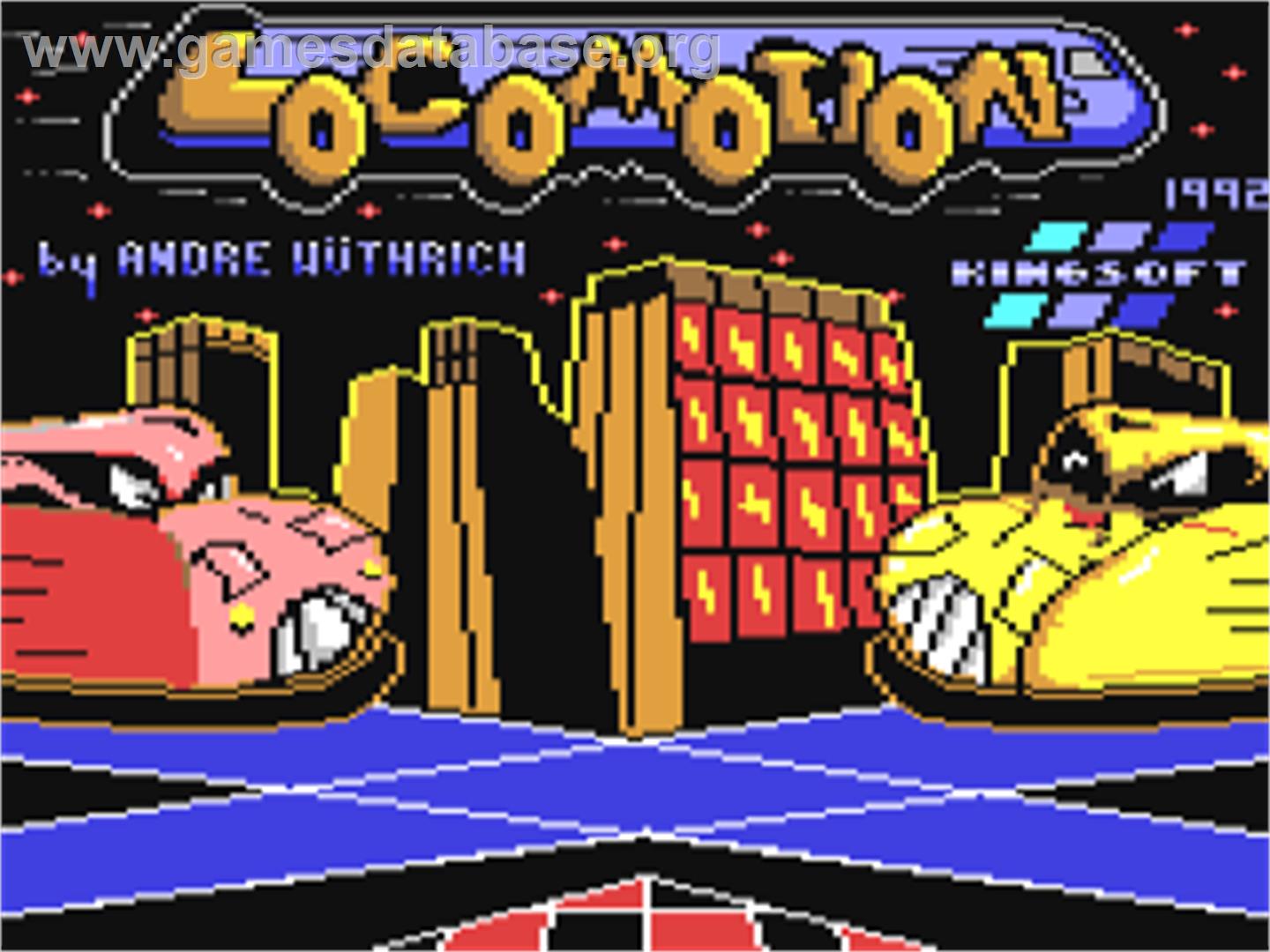 Locomotion - Commodore 64 - Artwork - Title Screen