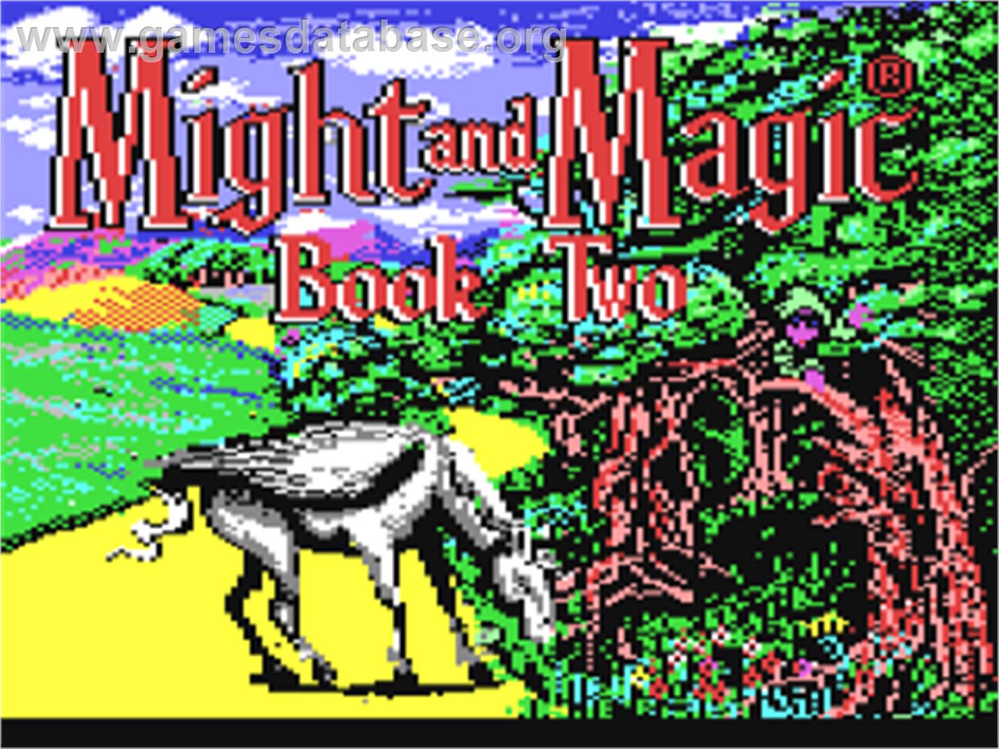 Might and Magic II: Gates to Another World - Commodore 64 - Artwork - Title Screen