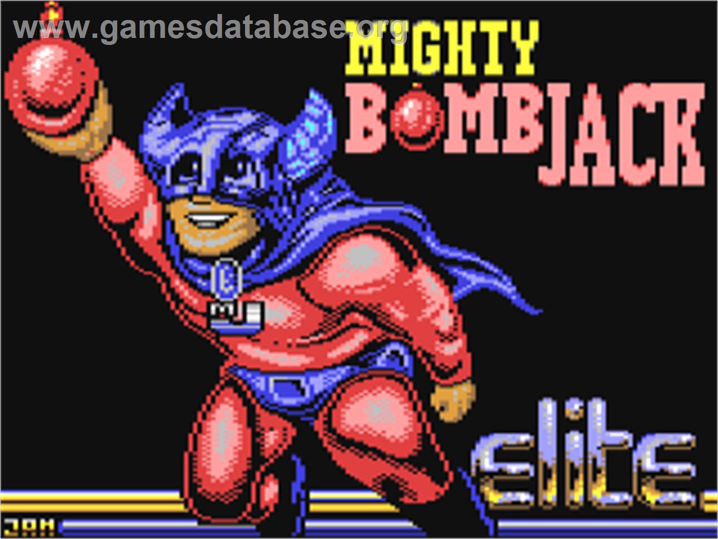 Mighty Bombjack - Commodore 64 - Artwork - Title Screen