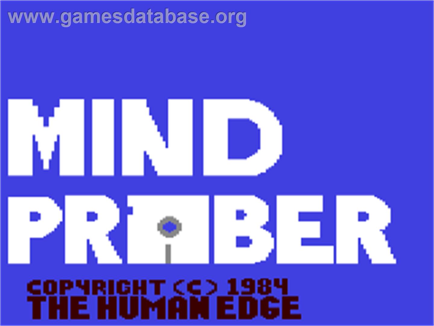 Mind Prober - Commodore 64 - Artwork - Title Screen