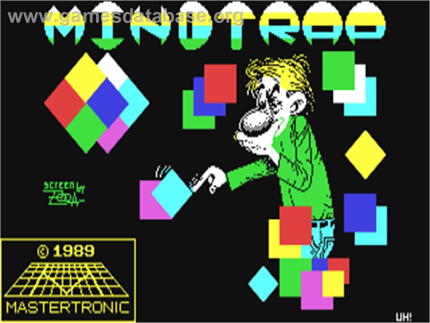 Mindtrap - Commodore 64 - Artwork - Title Screen