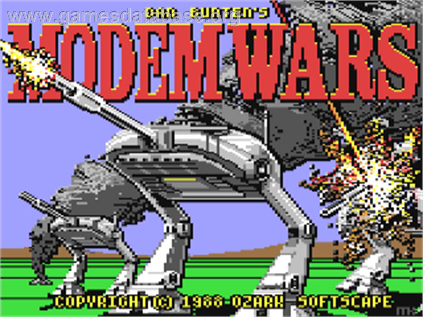 Modem Wars - Commodore 64 - Artwork - Title Screen