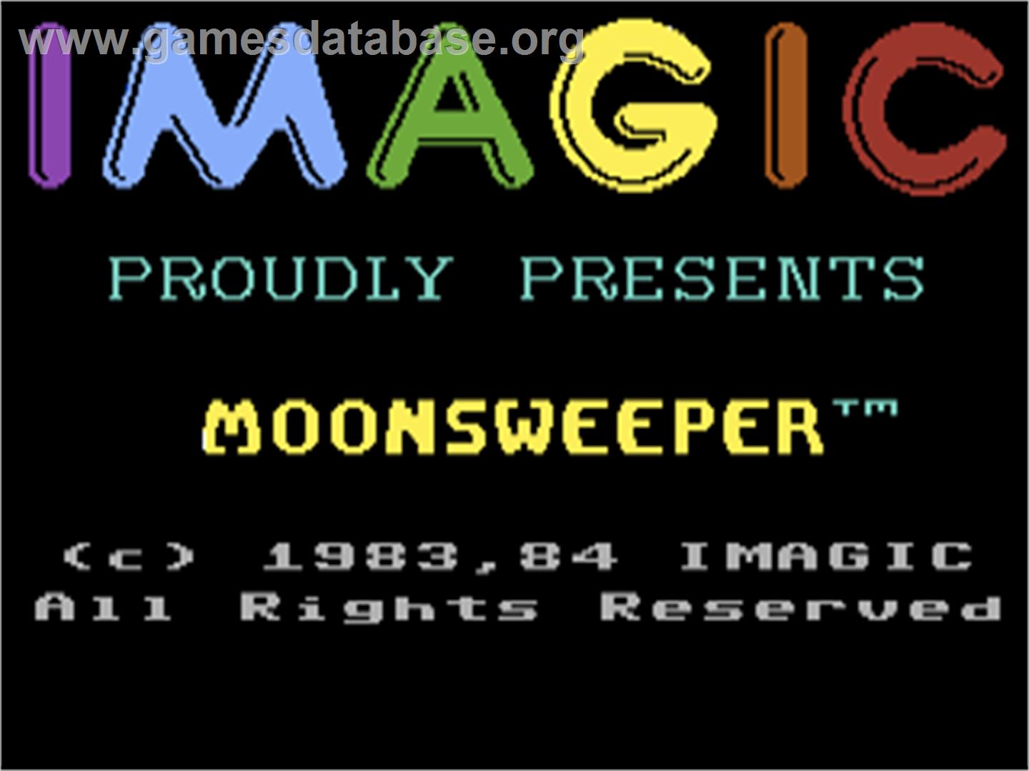 Moonsweeper - Commodore 64 - Artwork - Title Screen