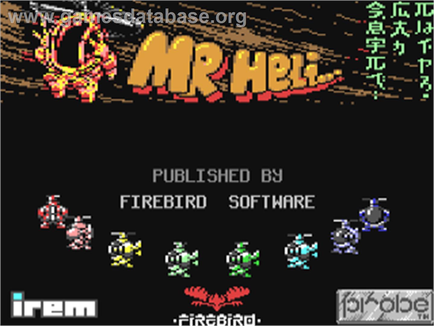 Mr. Heli - Commodore 64 - Artwork - Title Screen