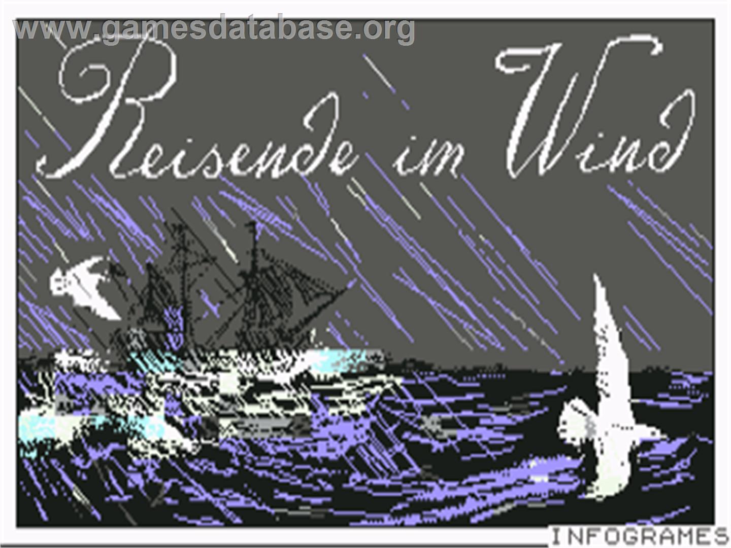 Passengers on the Wind - Commodore 64 - Artwork - Title Screen