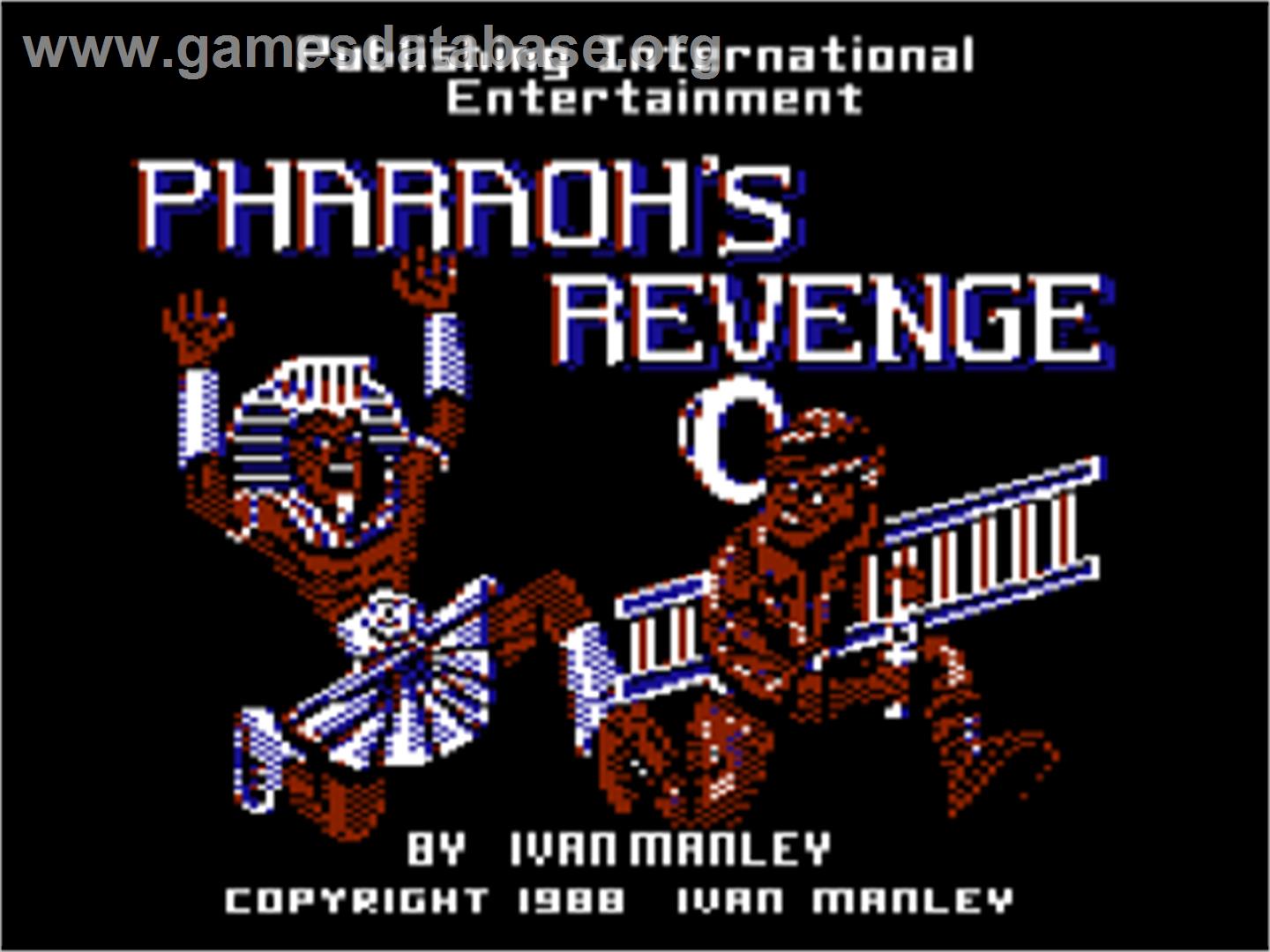 Pharaoh's Revenge - Commodore 64 - Artwork - Title Screen