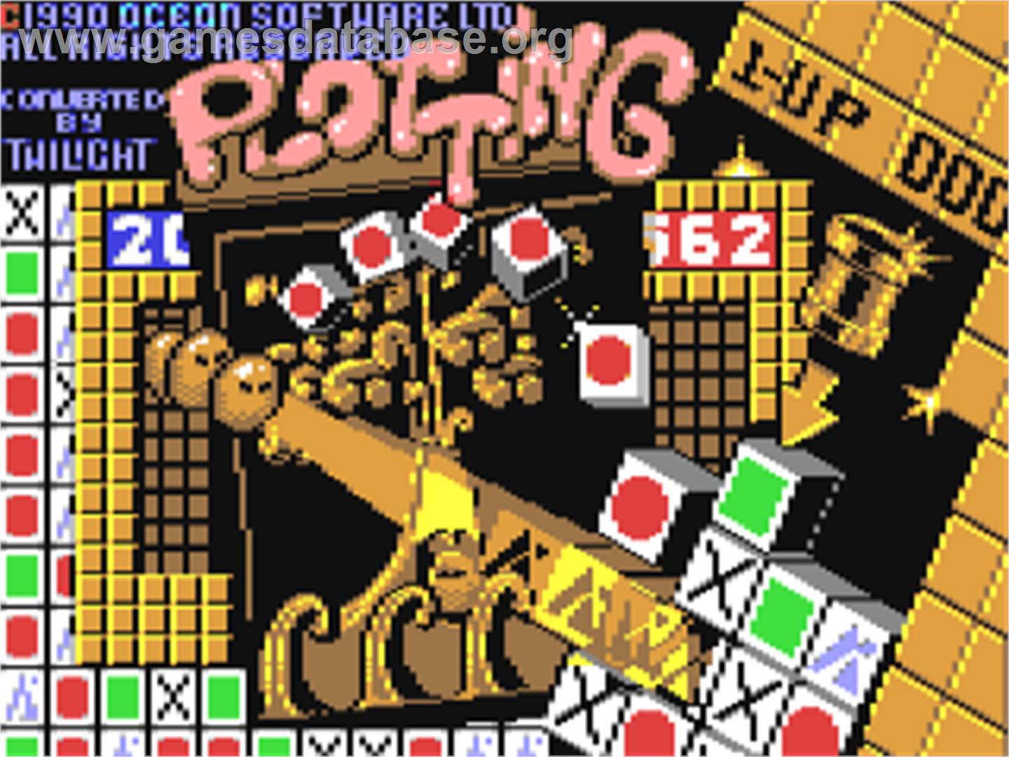 Plotting - Commodore 64 - Artwork - Title Screen