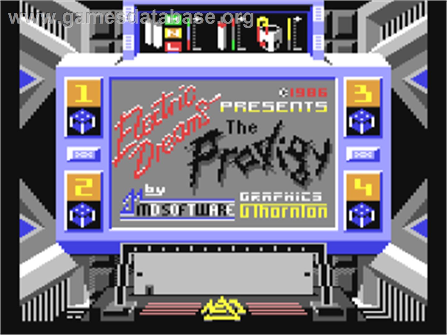 Prodigy - Commodore 64 - Artwork - Title Screen