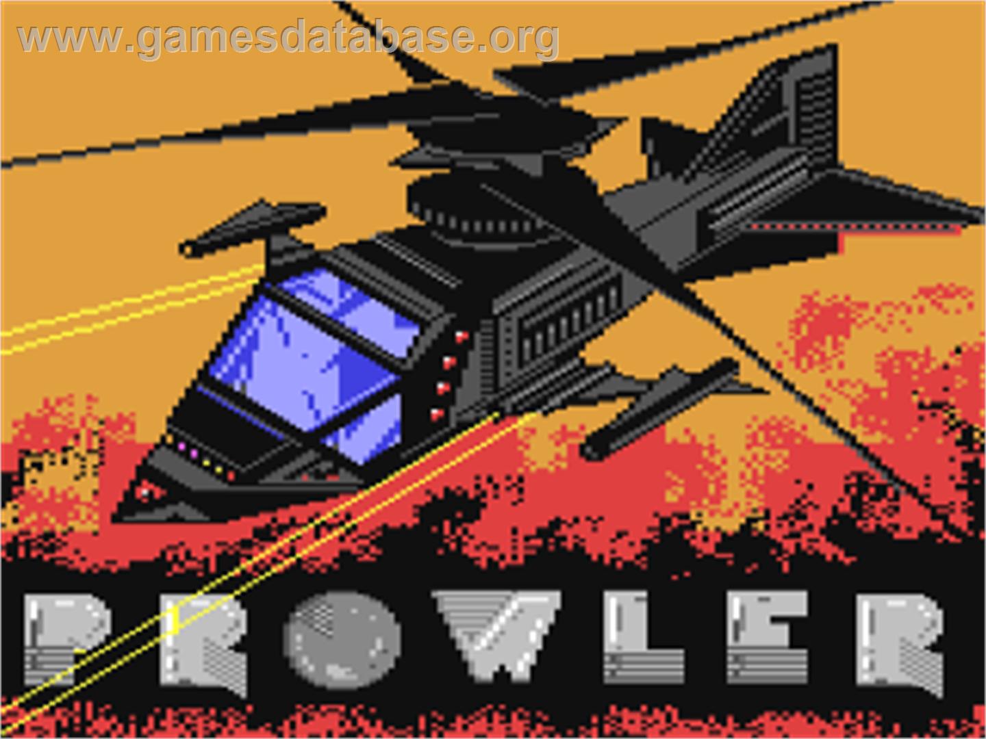 Prowler - Commodore 64 - Artwork - Title Screen