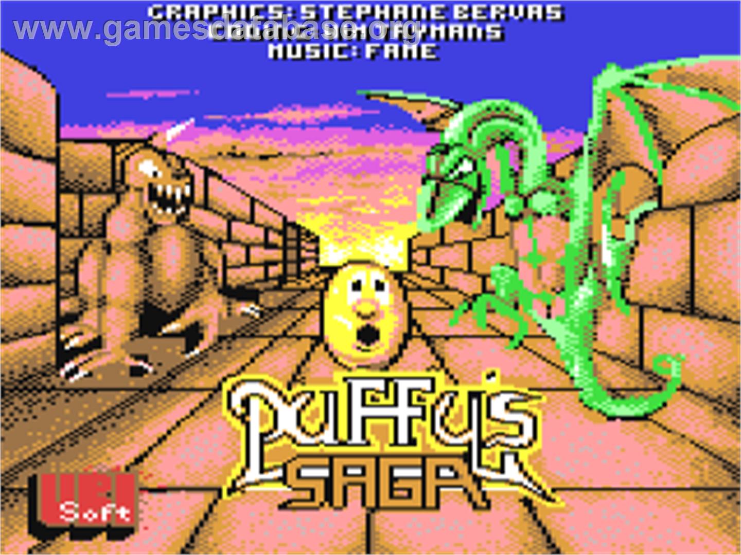 Puffy's Saga - Commodore 64 - Artwork - Title Screen