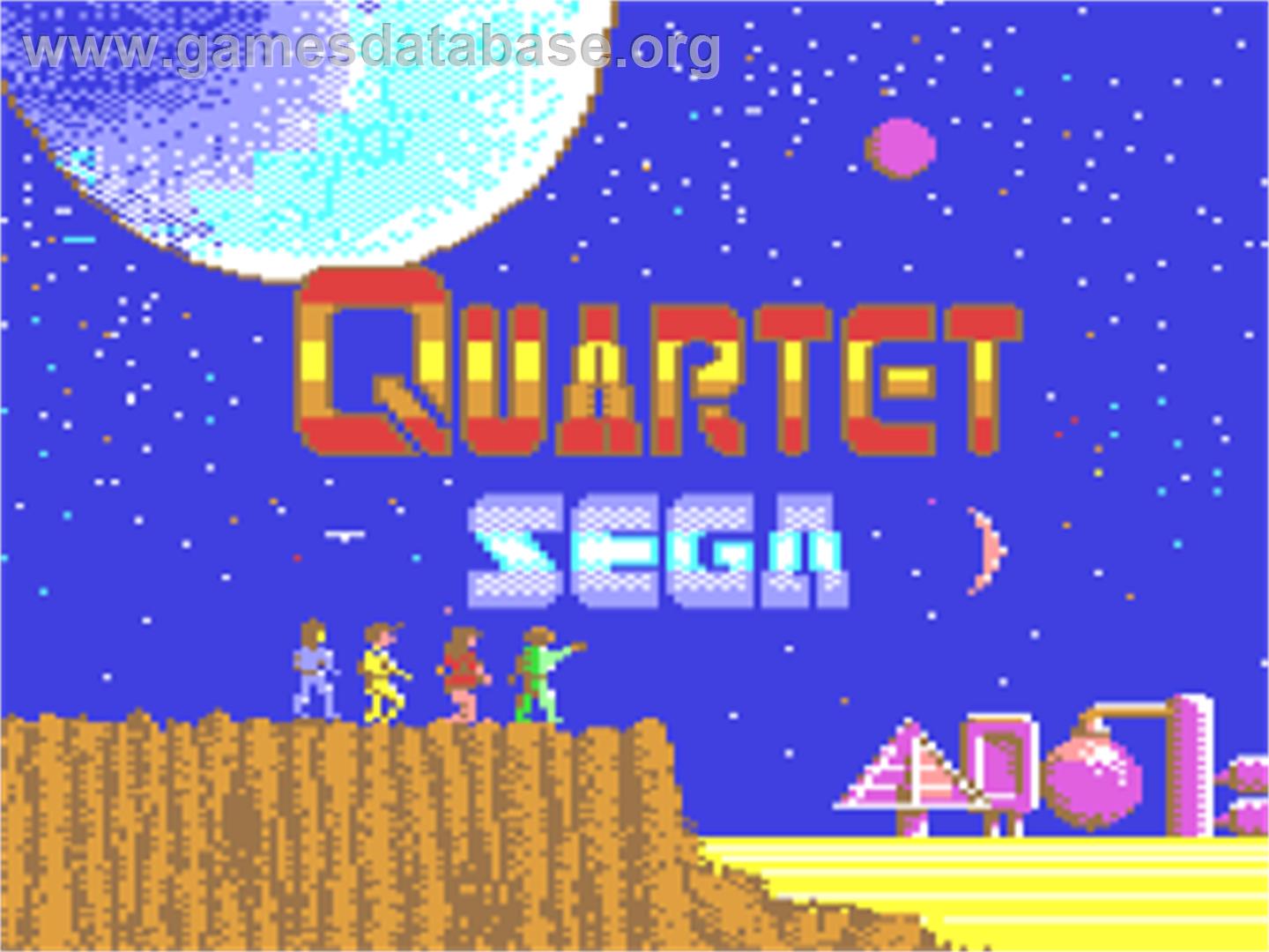 Quartet - Commodore 64 - Artwork - Title Screen