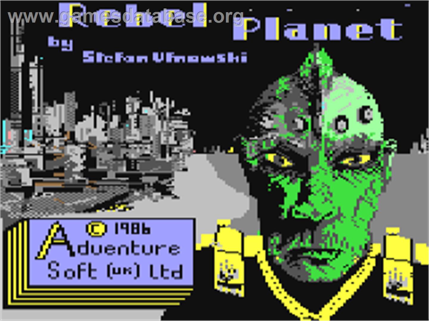 Rebel Planet - Commodore 64 - Artwork - Title Screen