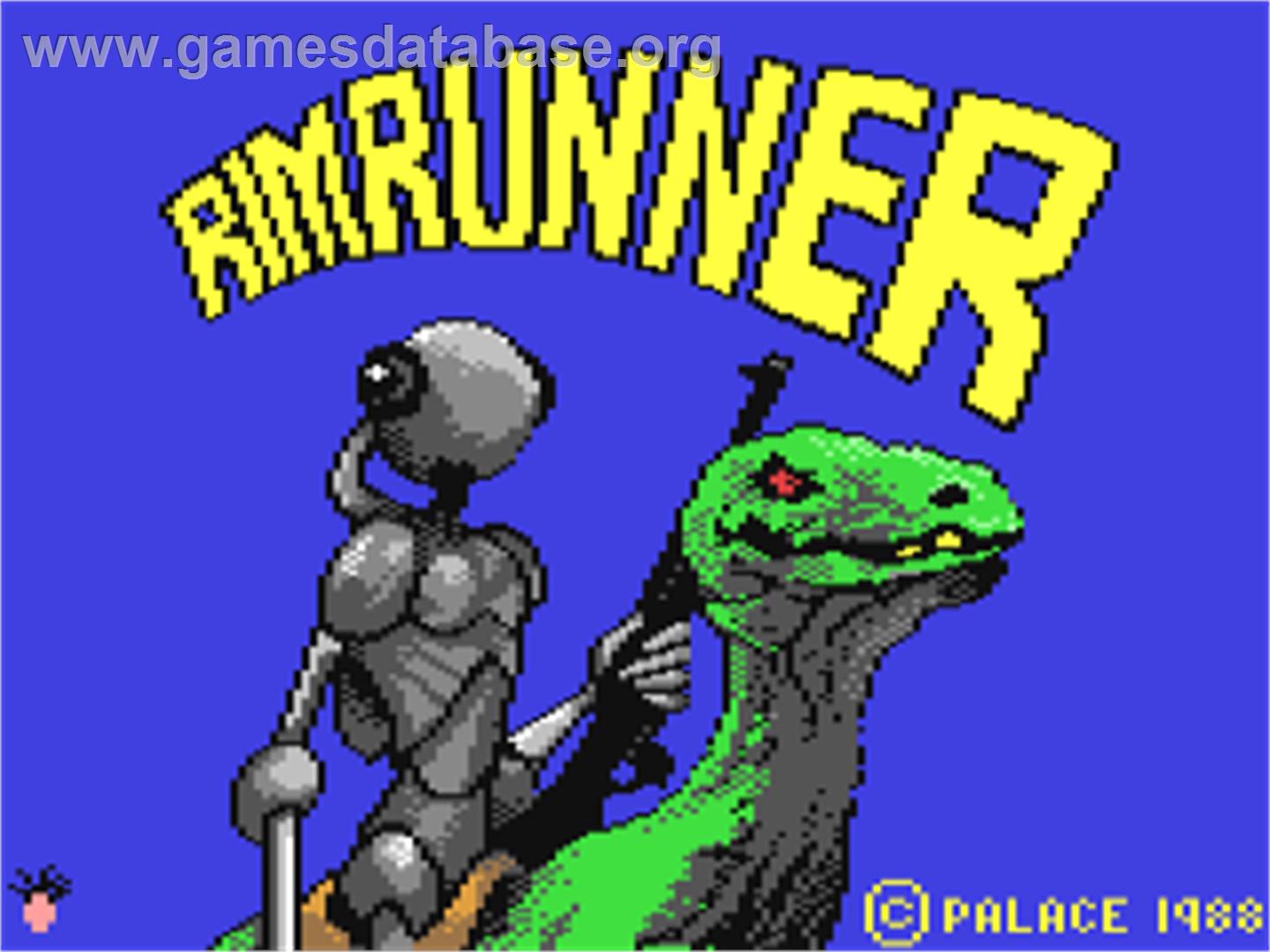 Rimrunner - Commodore 64 - Artwork - Title Screen